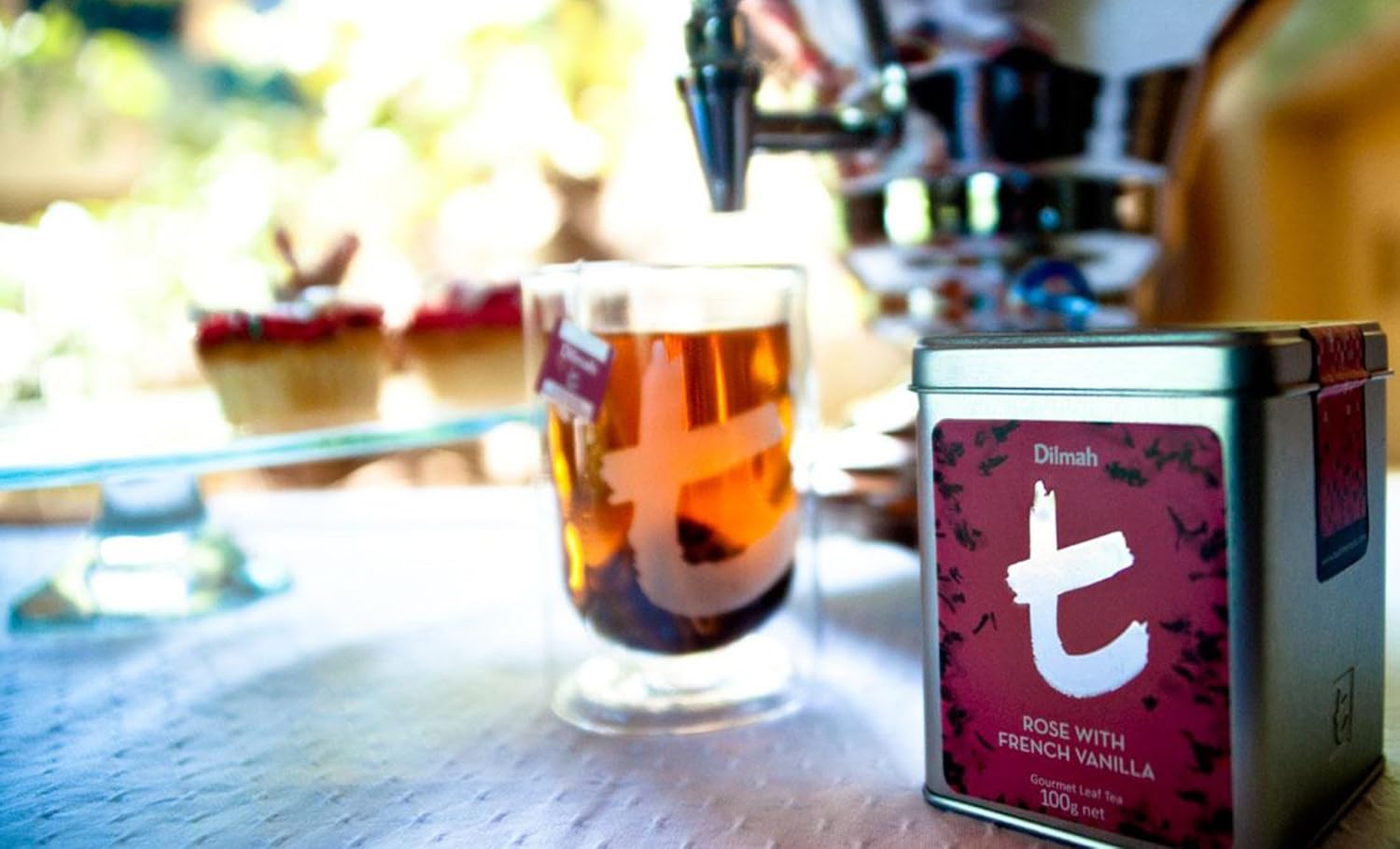 Dilmah, Double Walled Glass, Suitable for Hot or Cold Beverages, Perfect for Hot Tea, Iced Tea, Milk, Coffee, Shakes, Smoothies, Tea Cocktails or Tea Mocktails, 8oz Capacity, Pack of 2