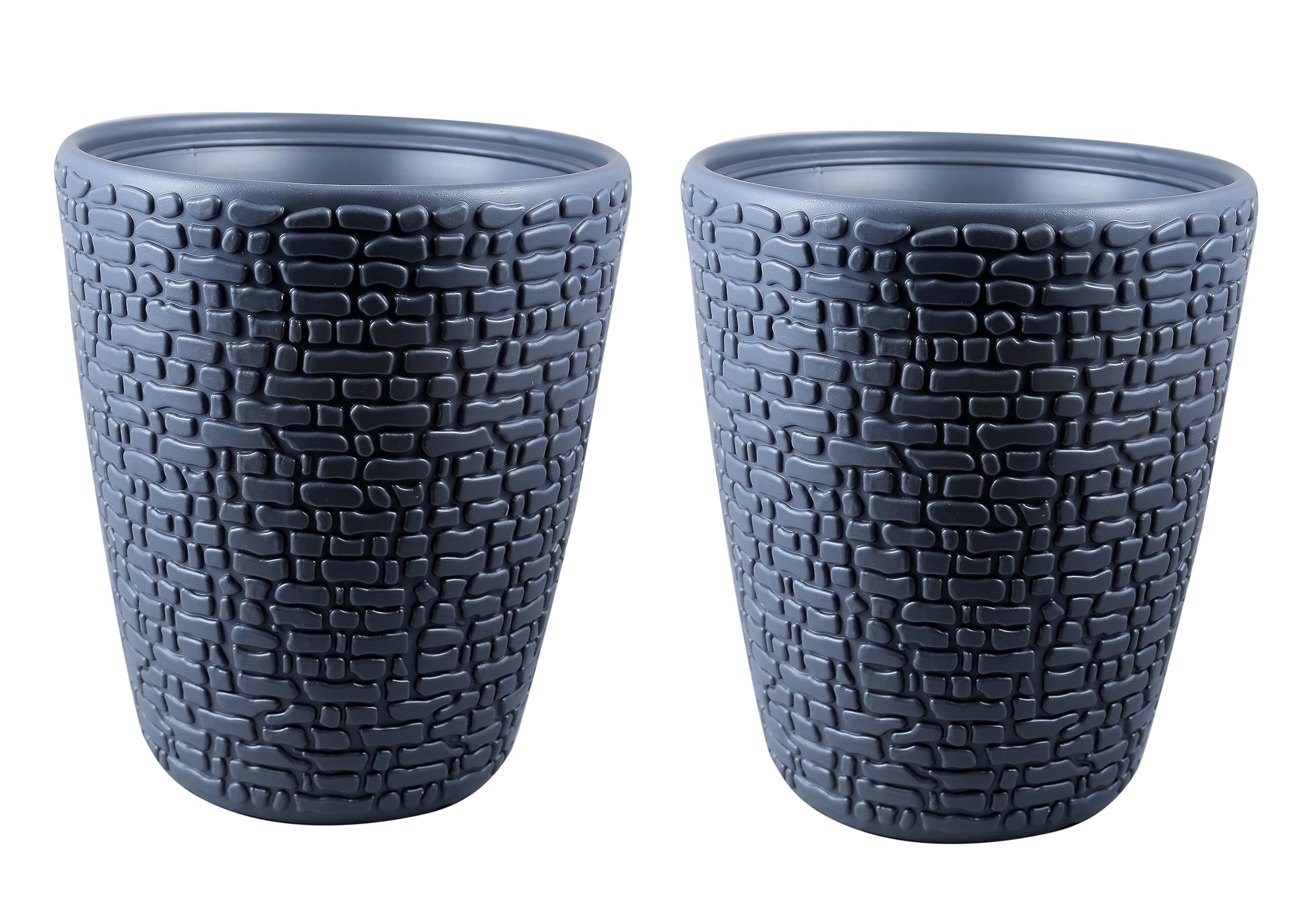 Naturegreen Marble Flower Pots Indoor Outdoor Balcony Flower Pots Highly Durable Plant Containers 8Inch (Pack of 2) (Grey) (B0CF9D3TSQ) Amazon Price History, Amazon Price Tracker