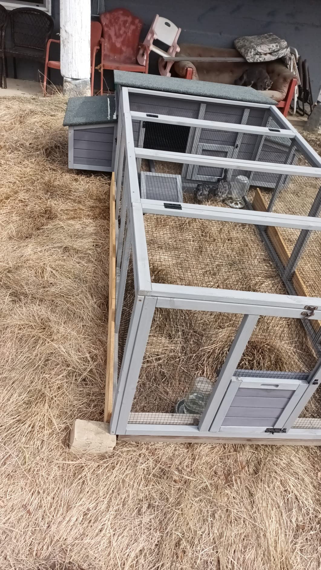 10/mo Finance Chicken Wire Bottom Predators Resistant Barrier Mesh,14 Pieces for Chicken coop