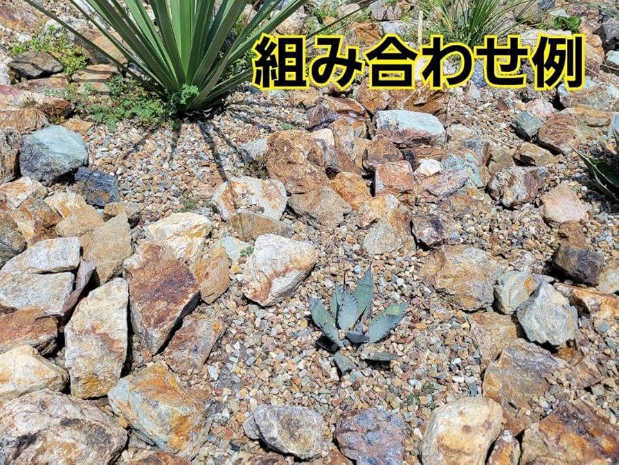 Amazon.co.jp: 58、砂利 岐阜石 ロックガーデン石 チャート石 約
