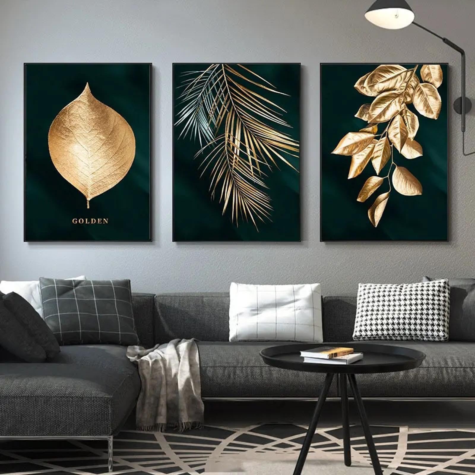 Oeuvre d'art moderne LSYALUCK : impression sur toile premium avec châssis - 8