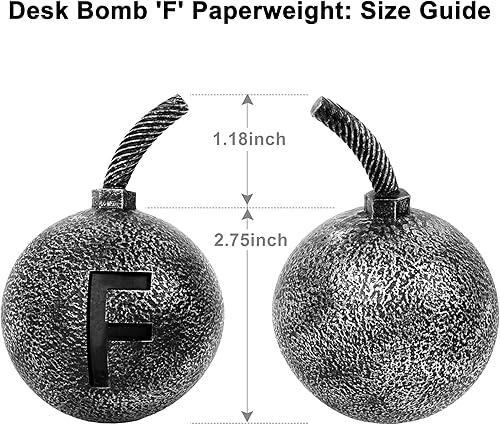 Miniatura 9 de MillMB Decoración de humor con pisapapeles verde con bola, pisapapeles, funcional y elegante, regalo de pisapapeles de oficina para oficina,