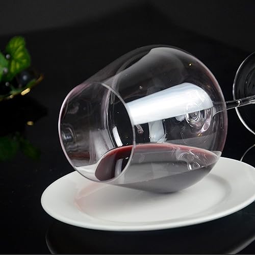 Miniatura 5 de Juego de 2 copas de vino extragrandes de 30 onzas, sin plomo, de tallo largo, color borgoña, rojo o blanco, resistentes a las roturas, regalos