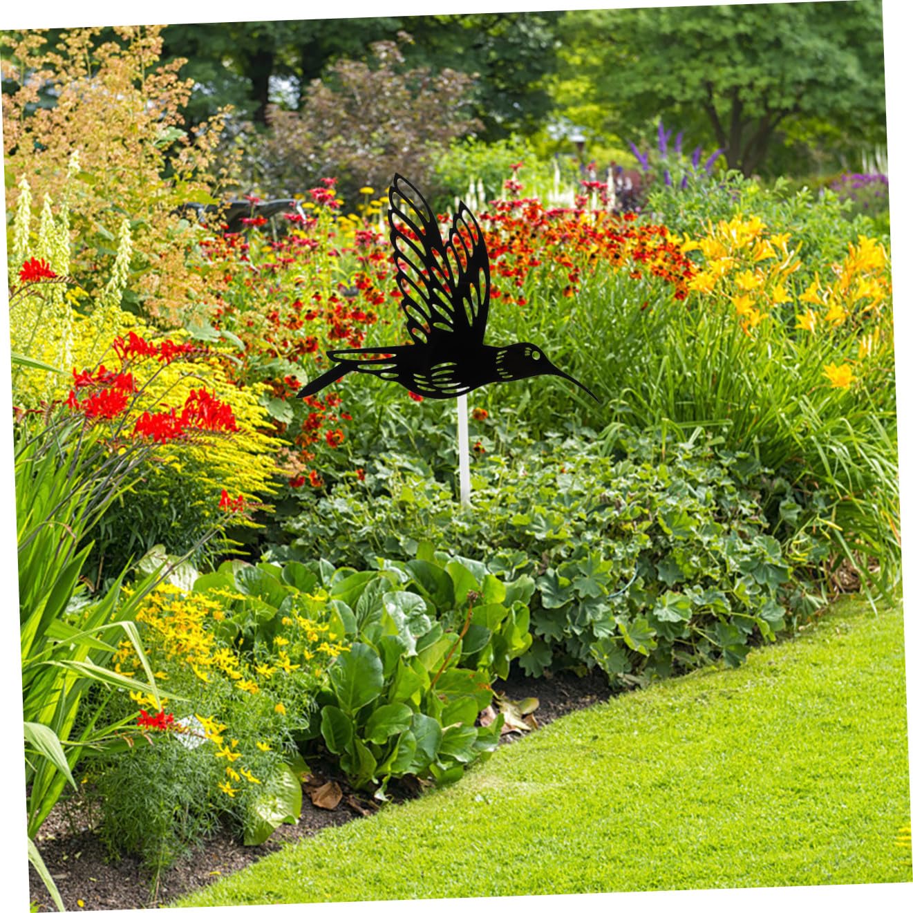 Toddmomy 3 Garten Vogeldekoration Simulation Gartenstecker Lebensechte Akrylvögel für Blumenbeete oder Robustes Langlebiges Material für Fröhliche