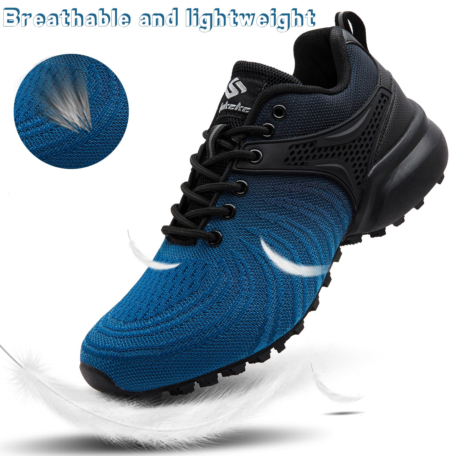 Scarpe Trail Running Uomo Scarpe da Trekking Scarpe da Escursionismo Antiscivolo Scarpe da Ginnastica Fitness Outdoor Traspirante Sportive