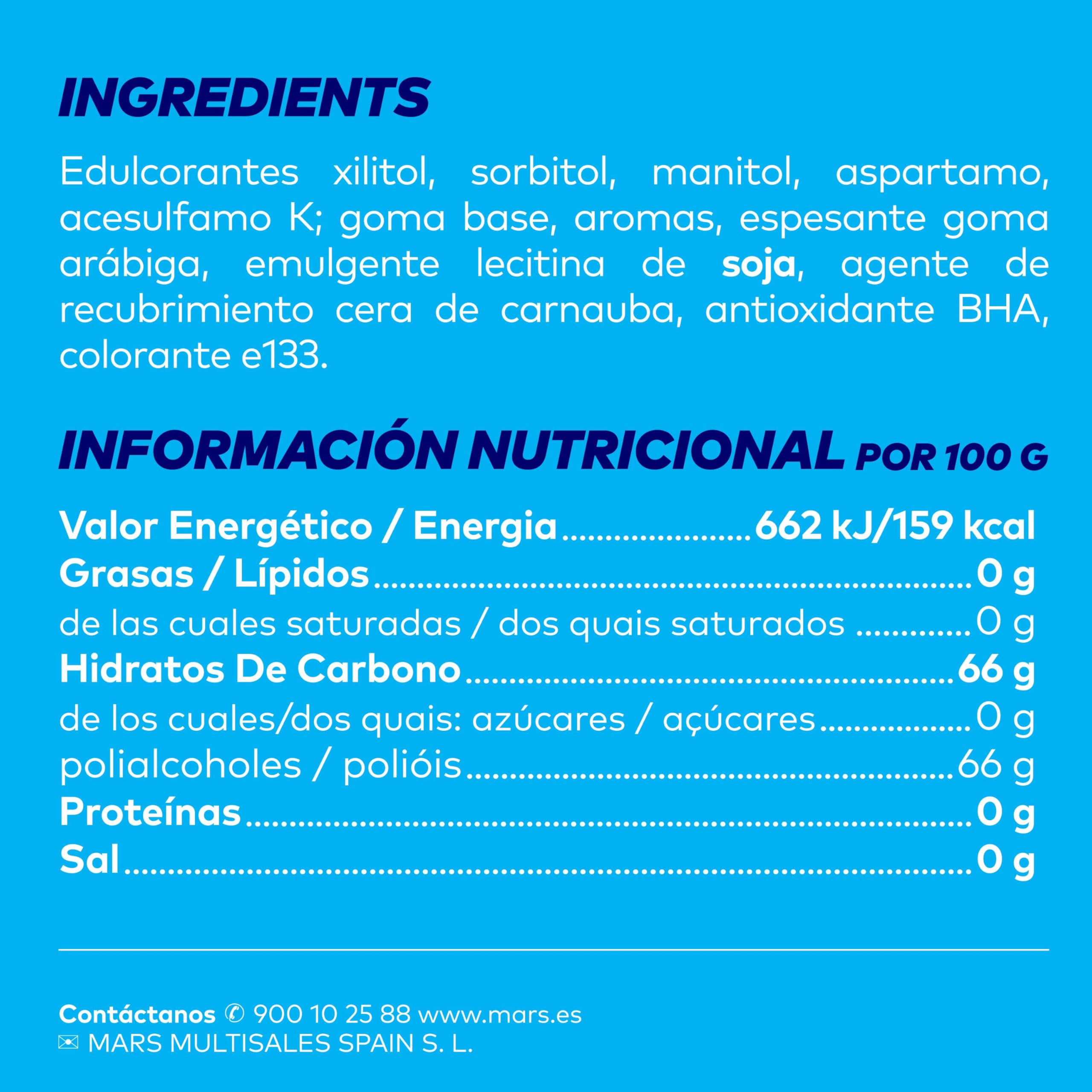 Orbit Refreshers, Bote de Chicles Sin Azúcar Sabor Bubblemint que proporciona frescura inmediata en formato gragea (6 x 30 chicles)
