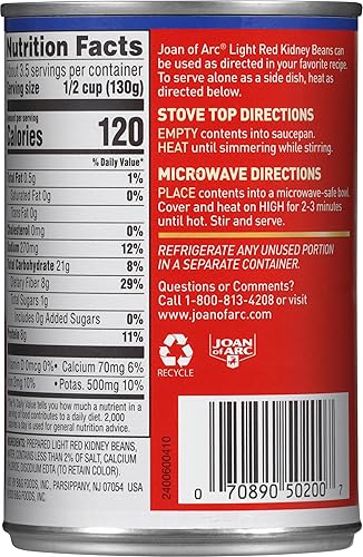Miniatura 2 de Joan of Arc Frijoles rojos claros, 15.5 onzas (paquete de 12)