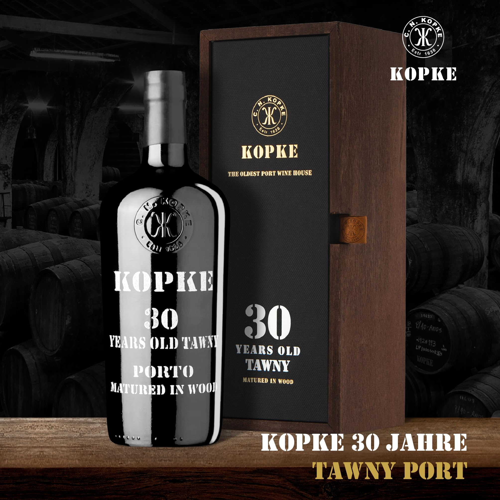 Kopke 30 Years Old TAWNY Porto 20% Vol. 0,75l in Holzkiste