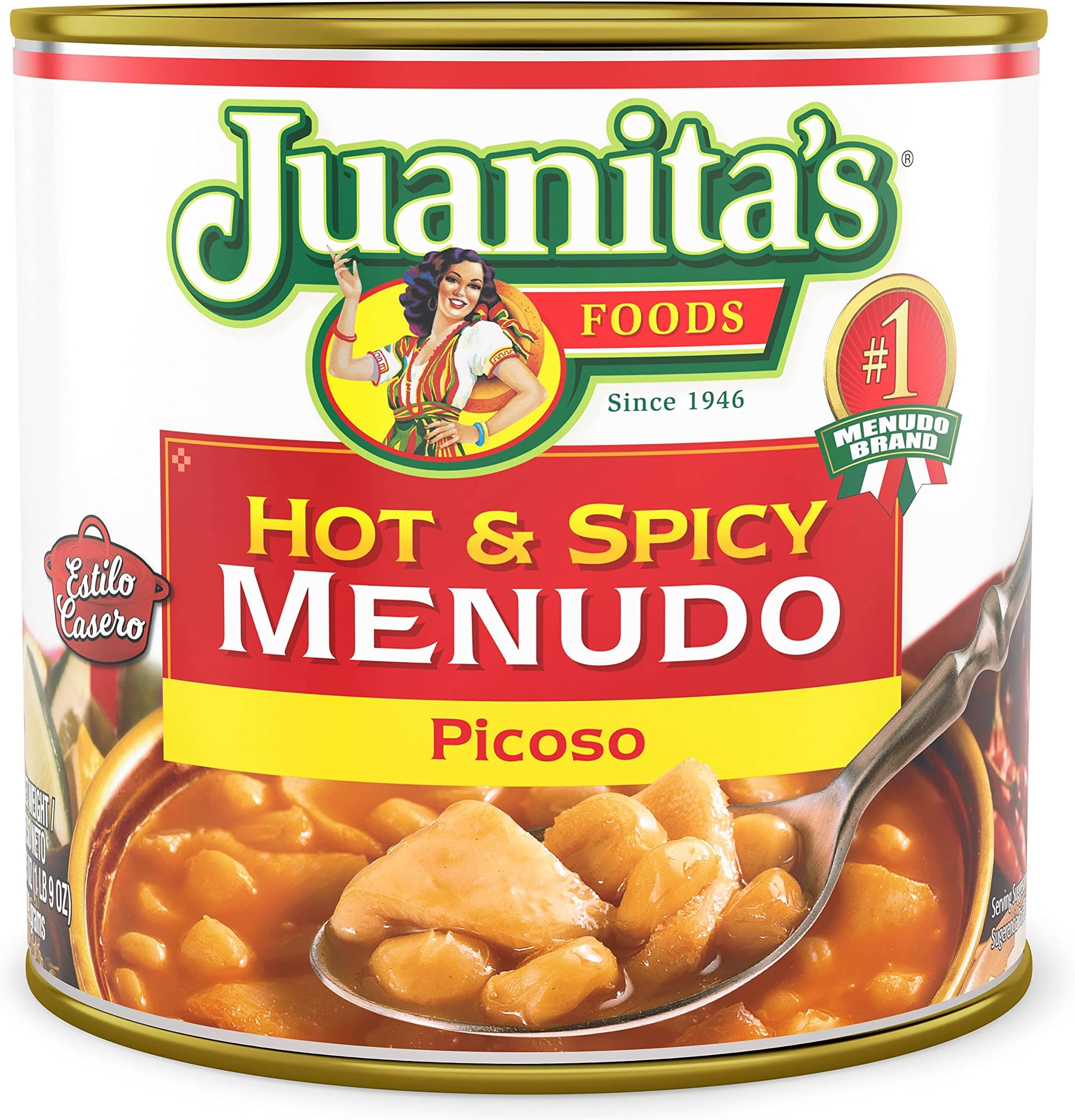 Juanita's Hot & Spicy Menudo, 25 oz