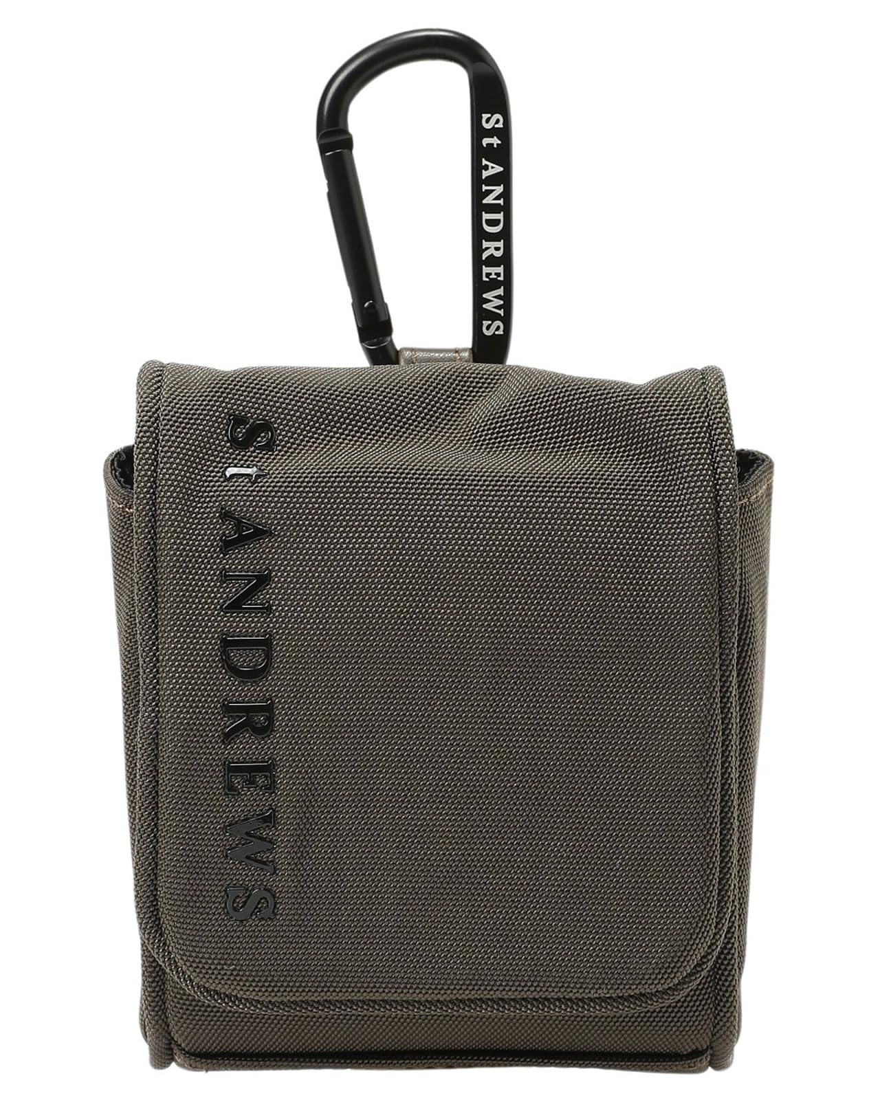 St Andrews 042-5984352 180_Khaki FR Continuous Classic Scope Case [Metallic Series] (with Carabiner) / Golf Measuring Instrument