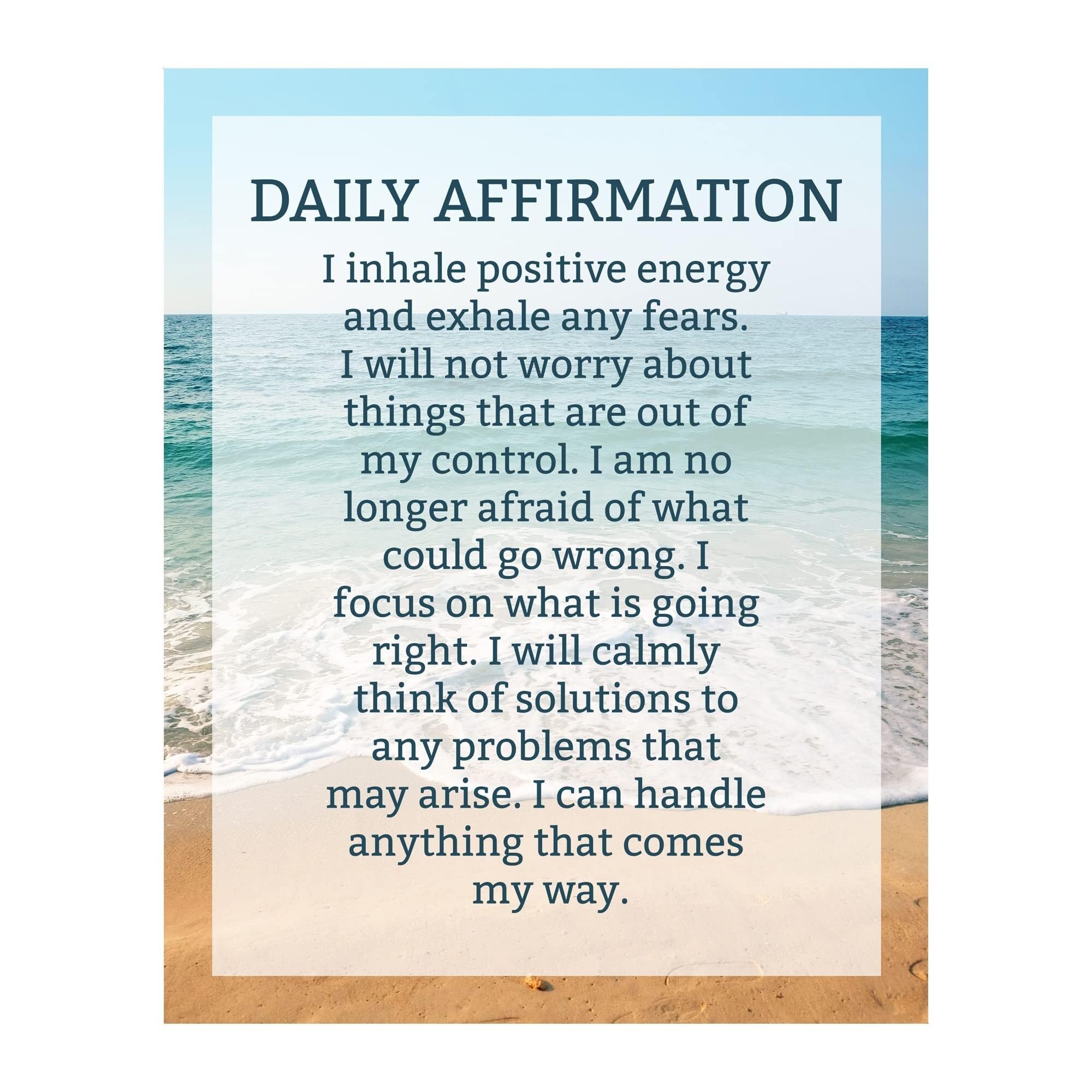 FNYUVNFAF Encouragement Poster Affirmations Wall-Art for Classroom Playroom Growth Mindset Decor Framed,16x24inch(40x60cm)