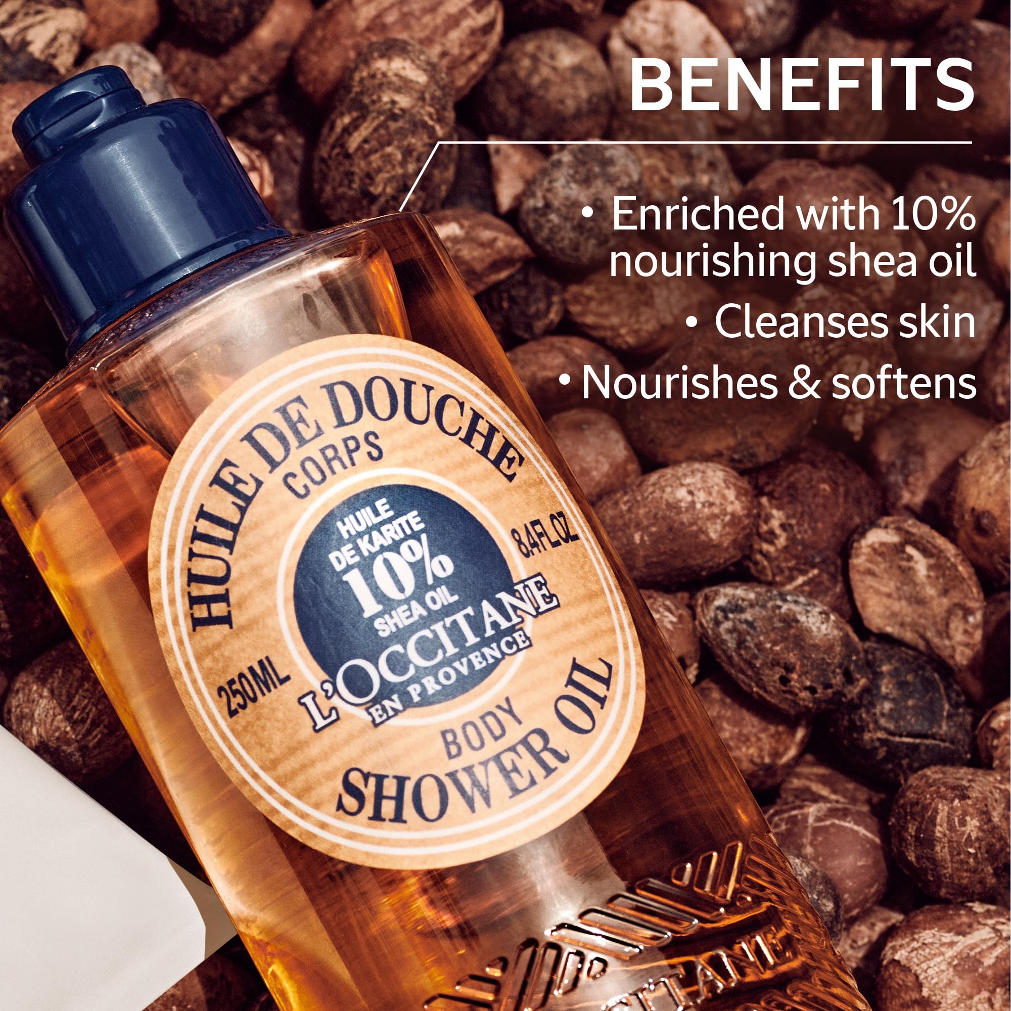 L'Occitane Karité olejek pod prysznic, 250 ml