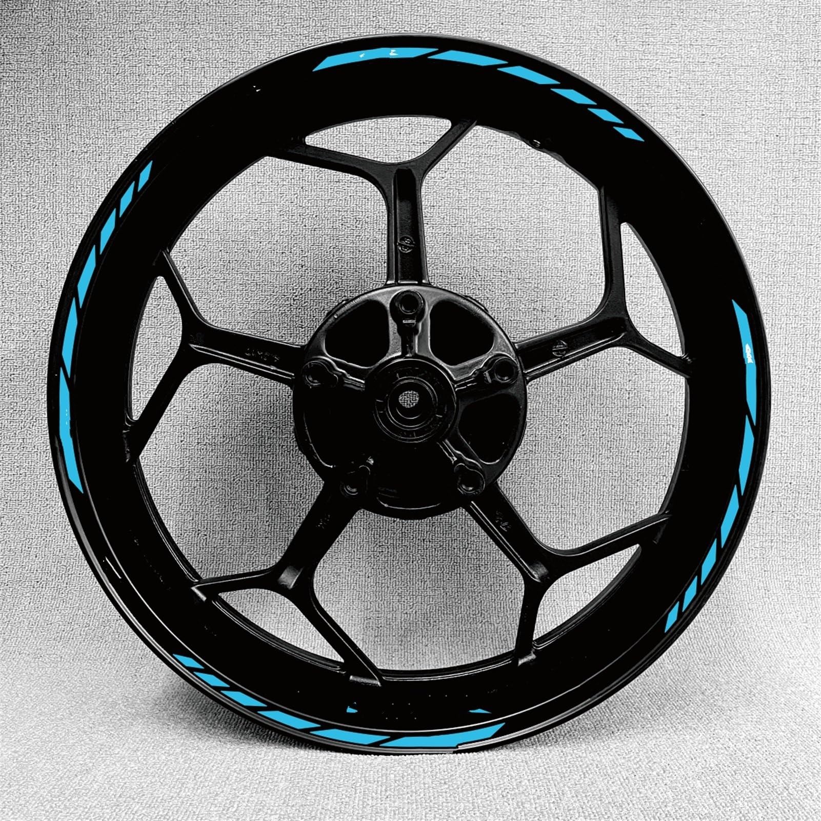 Motorcycle Wheel Hub Decal Rim Sticker for HRC CBR1000RR CBR600RR CBR500R CBR300R CBR250R CBR 650R(Color11)