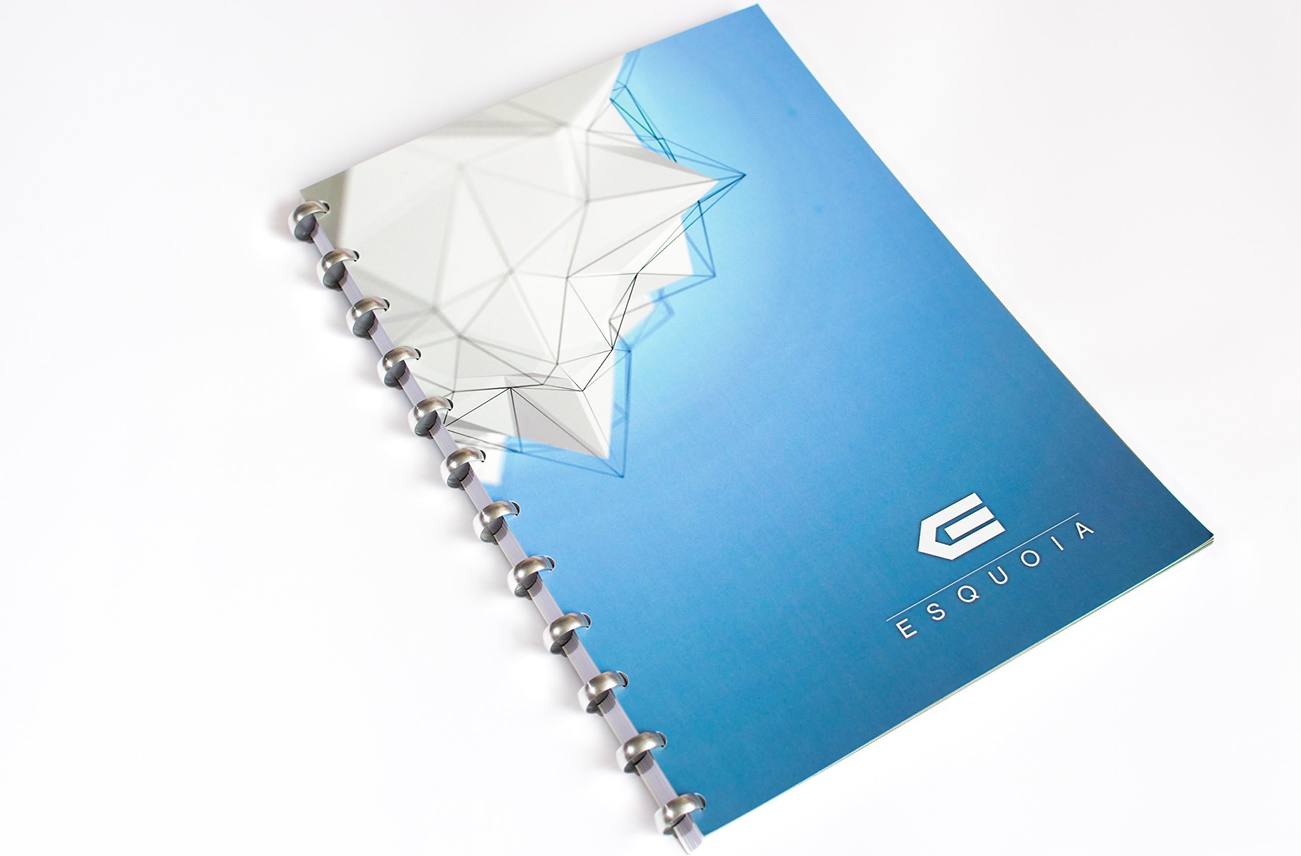 ESQUOIA ALUMINIUM A4 (MUSIC) Reusable dry erase notebook (Blue)