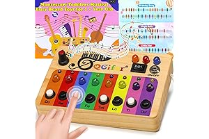Sensory Autism Music Switch Busy Board + Toddlers Musical Piano Keys