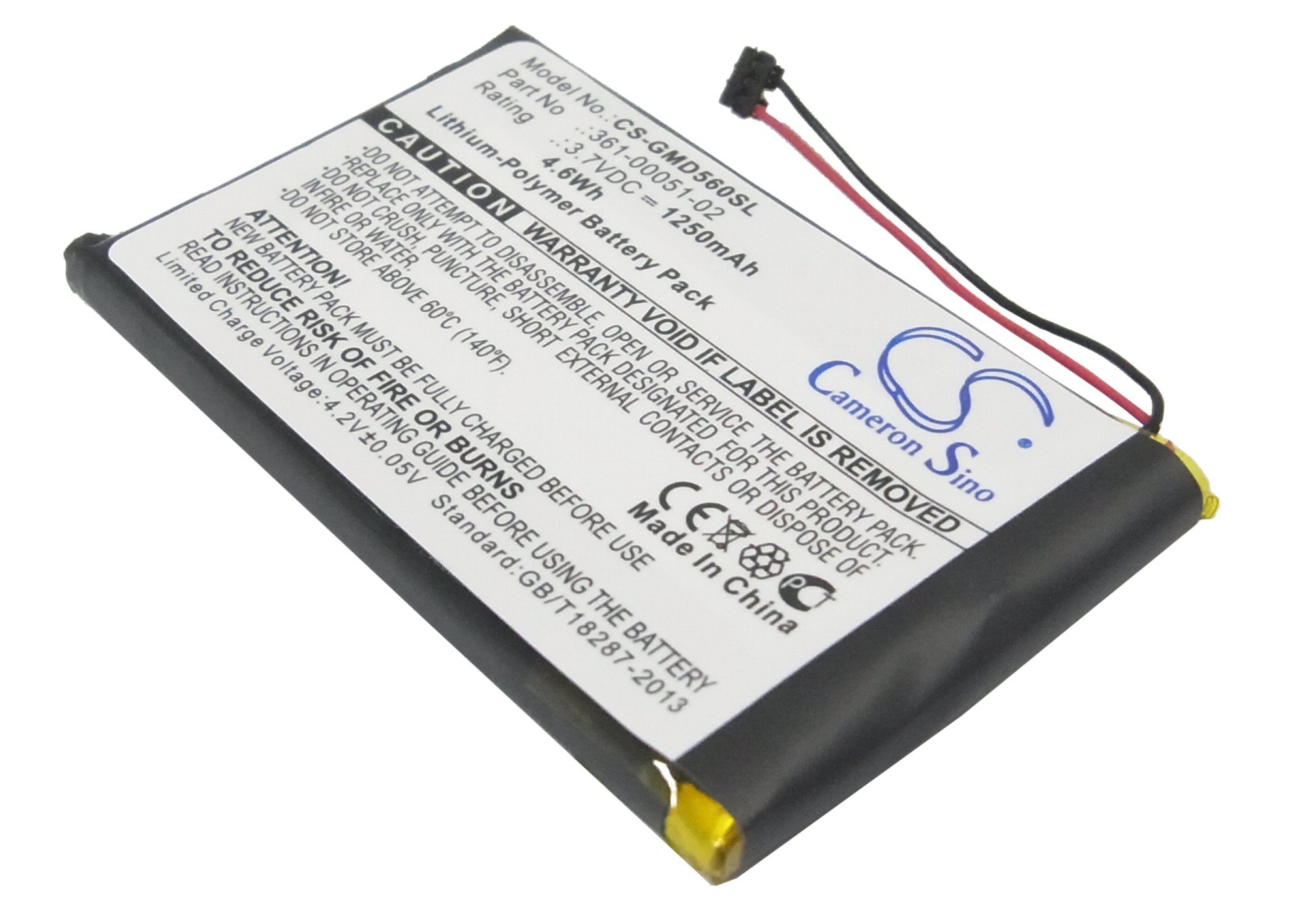 XSPLENDOR XPS Replacement Battery Compatible with Dezl 560LMT Dezl 560LT Dezl 650LM PN 361-00051-02