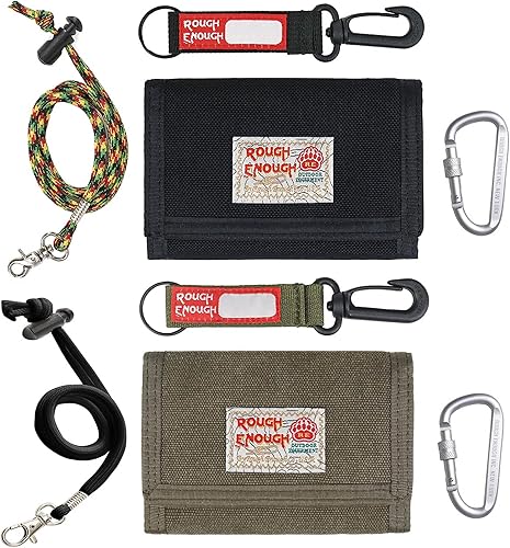 Rough Enough - Carteras para niños, adolescentes, niños, regalos de Navidad para adolescentes, Negro -