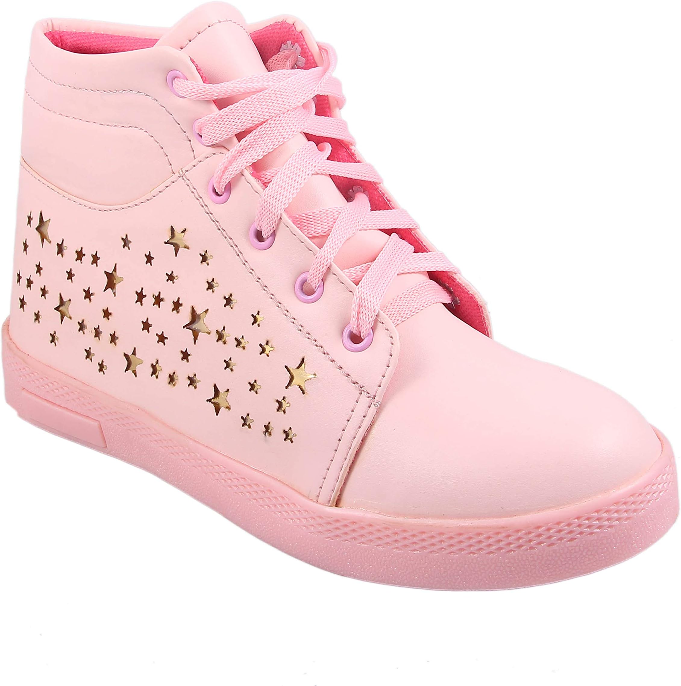 SHREE OLOL Best Collection, Comfortable & Fashionable Ankle Length Boot Shoes for Women's and Girl's Pink