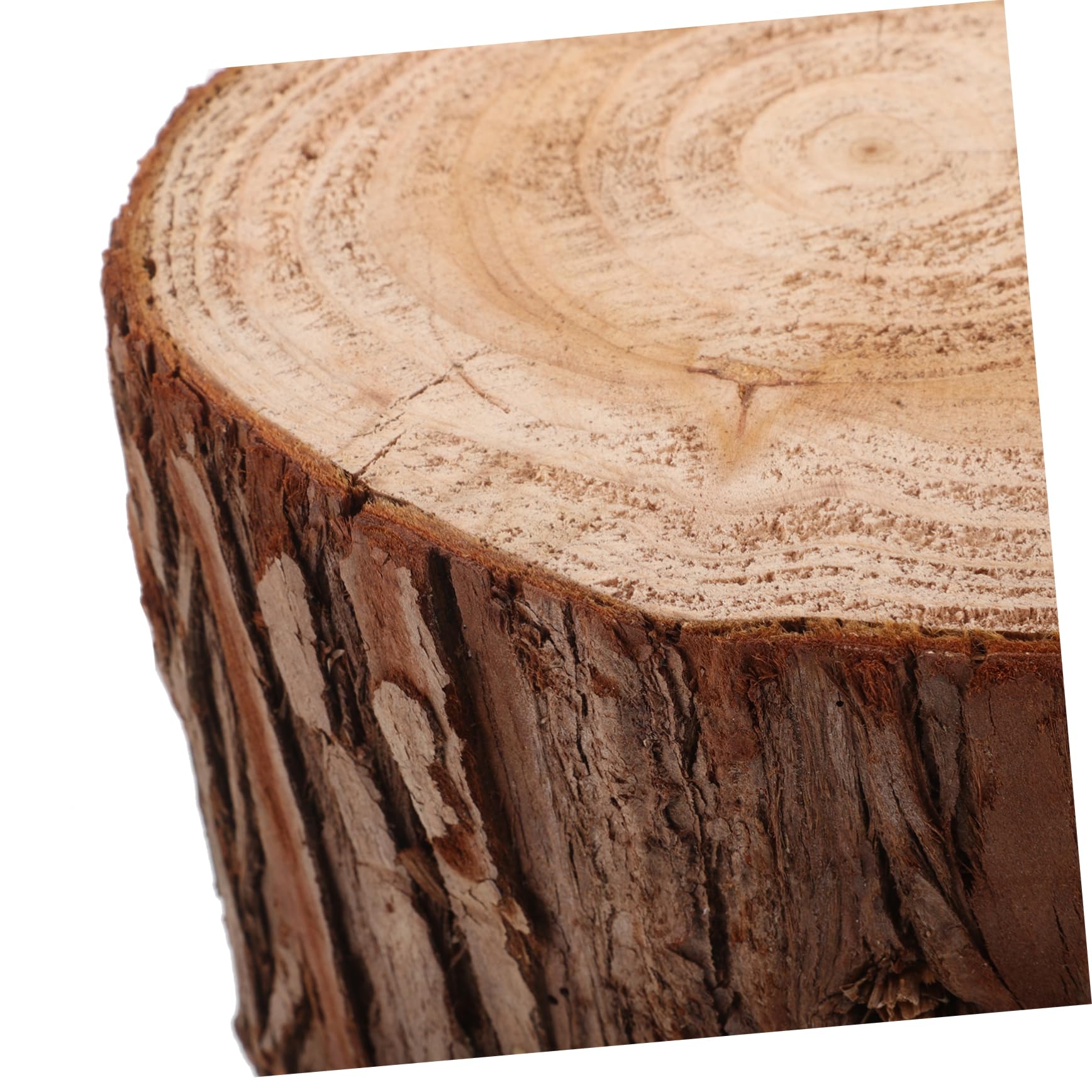 Mobestech Ceppo Di Legno Naturale Per Tavolino Da Caffè Base Espositiva Forma Di Tronco d Albero Supporto Per Decorazioni Fai Da Te e Eventi Speciali
