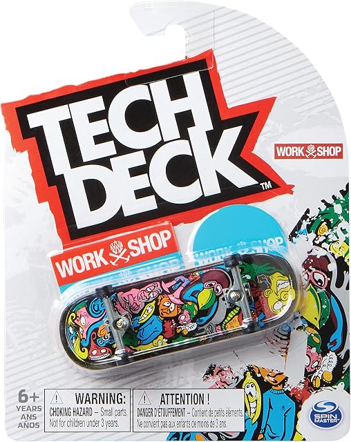 Tech Deck 96mm Fingerboard with Authentic Designs, For Ages 6 and Up (styles vary, one picked at random)