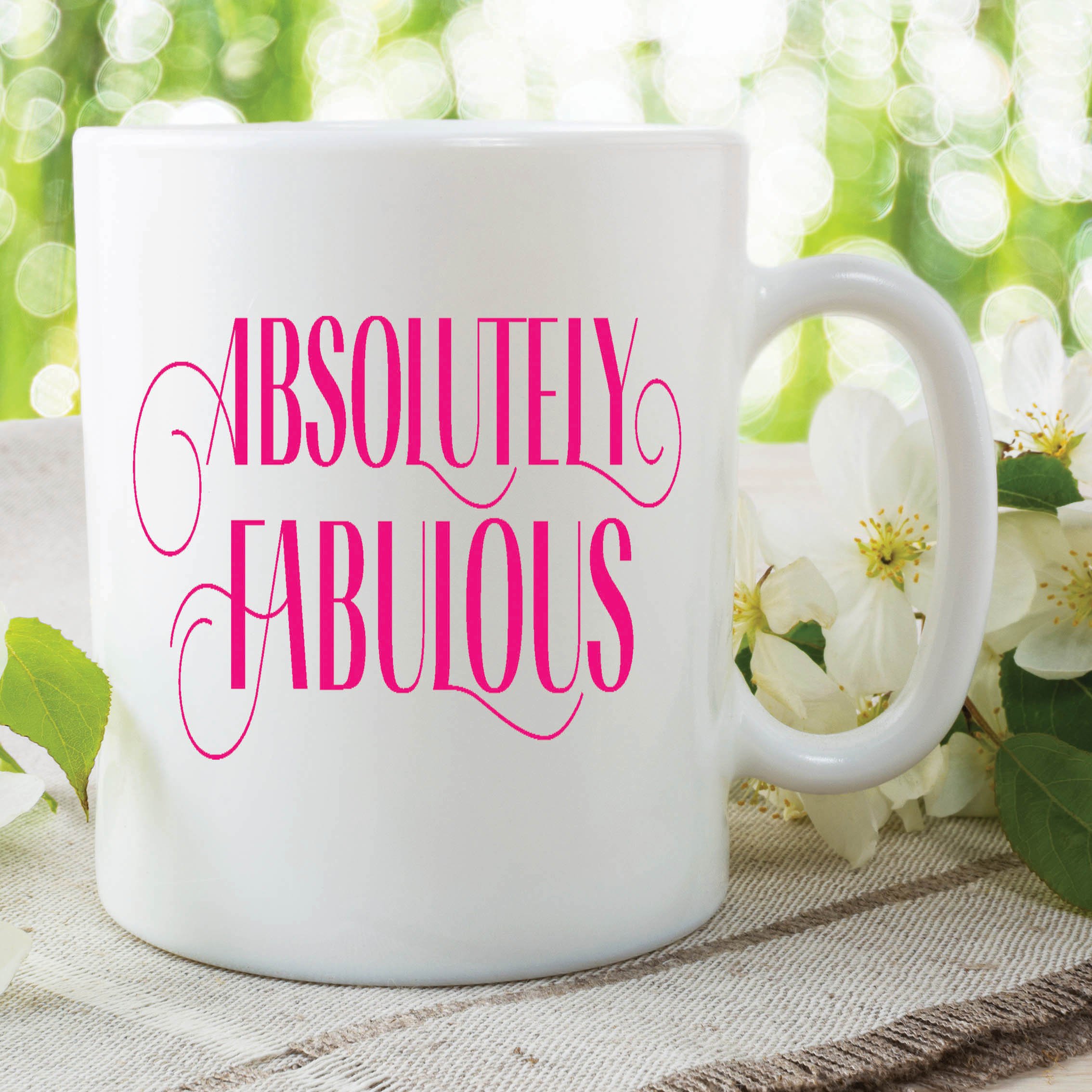 Peachy Antics White Funny Adult Novelty Mug Absolutely Fabulous Gay Office Work Cup Gift Wsdmug423