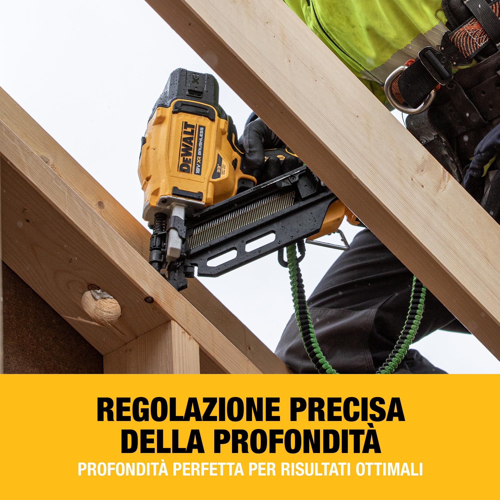 DEWALT Kit doppio di chiodatrici senza spazzole 18V XR con 2 batterie da 5,0Ah, caricabatterie e valigetta TSTAK, spina UE, DCK246P2T-QW
