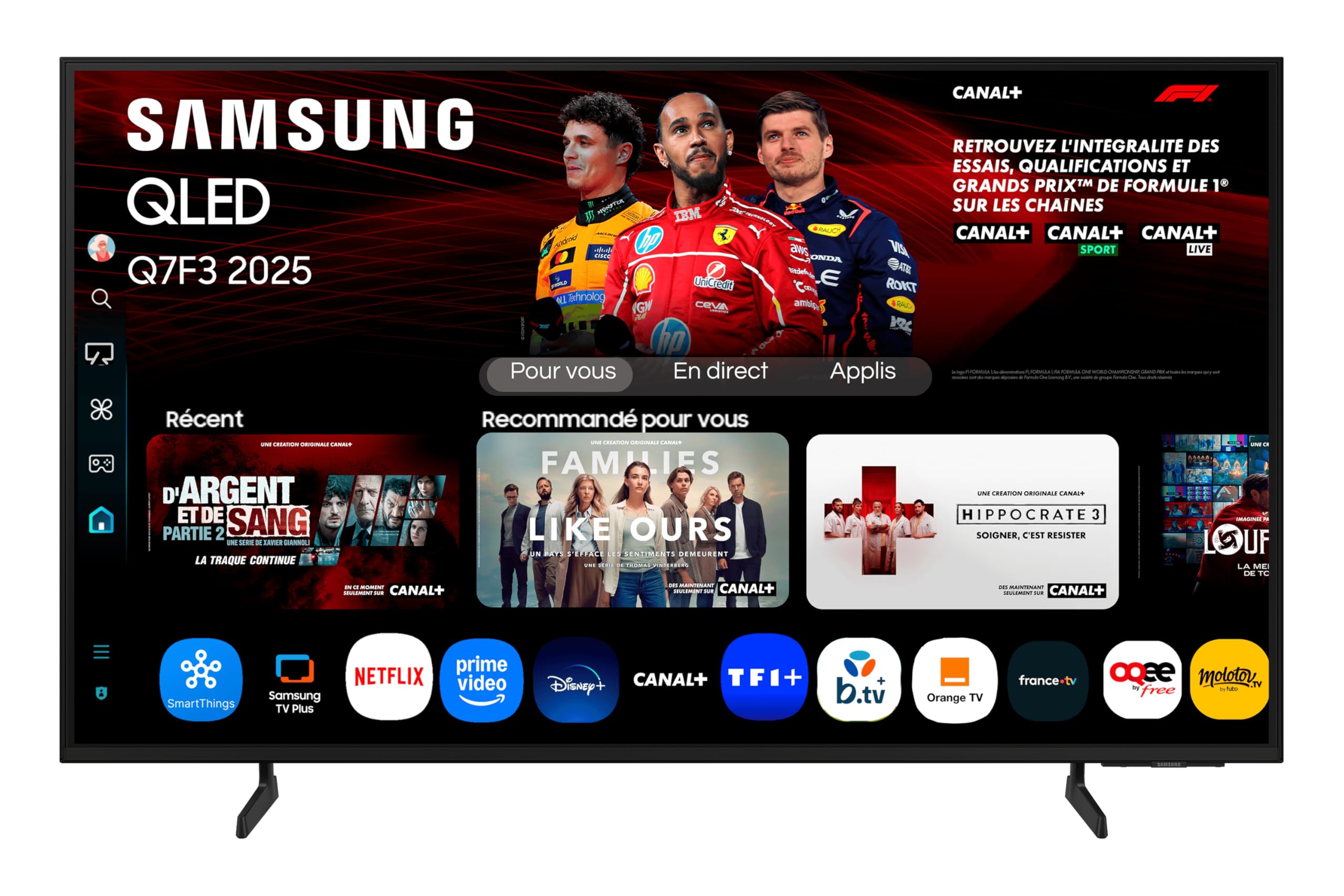 SAMSUNG TV 50 Zoll QLED 50Q7F 4K Smart TV mit AI-Vision, 100% Farbvolumen mit Quantum Dots, authentischem Quantum Dot und Motion Xcelerator [Länderversion Spanisch]