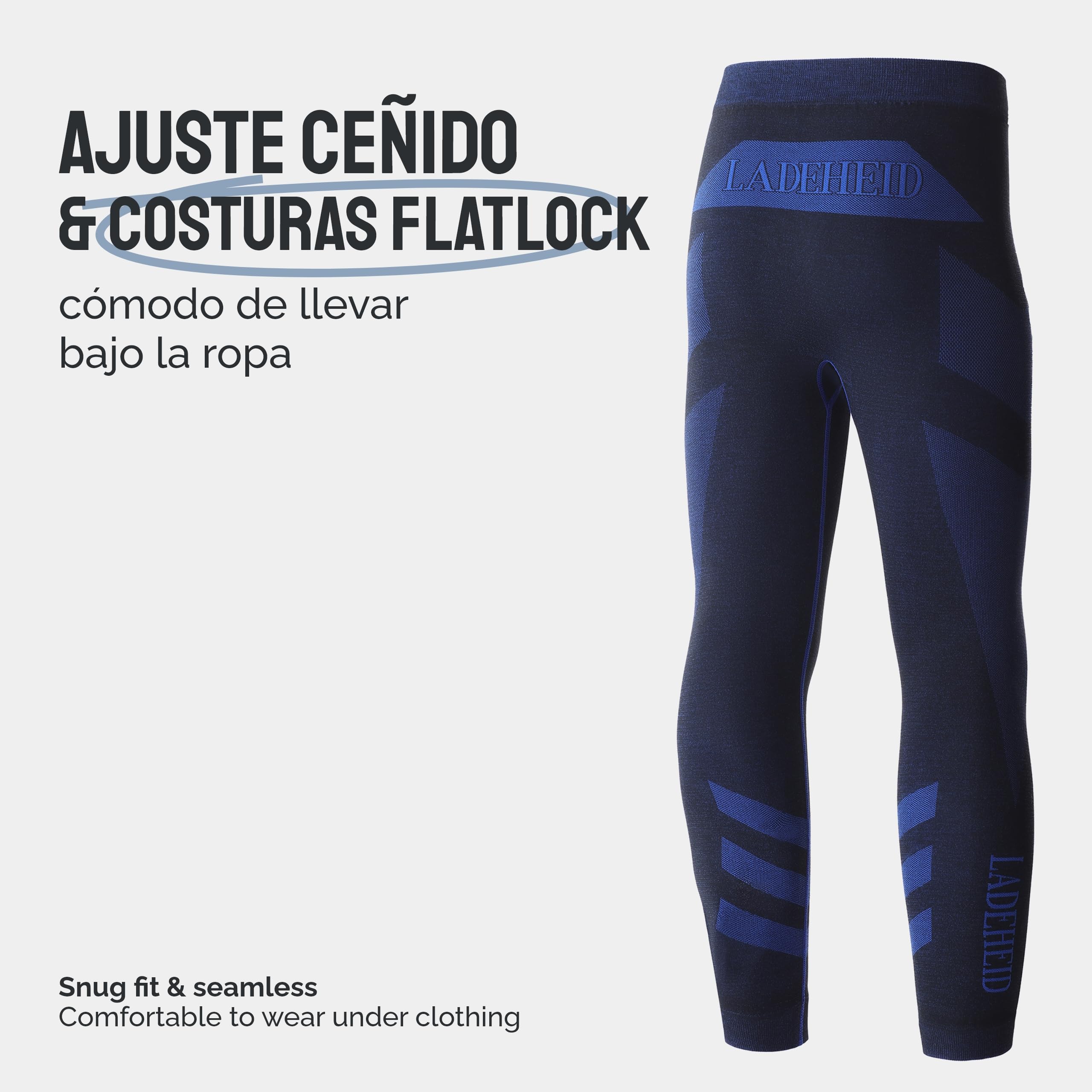 Ladeheid Calzoncillos Térmicos Largos Ropa Interior Unisexo Niños LAGI008