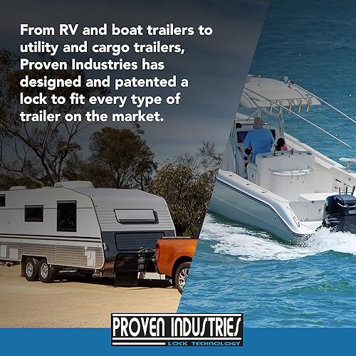 Miniatura 6 de Proven Industries - Juego de cerraduras Puck-Lock modelo 400XL, fabricado en los Estados Unidos, paquete de 3, color negro