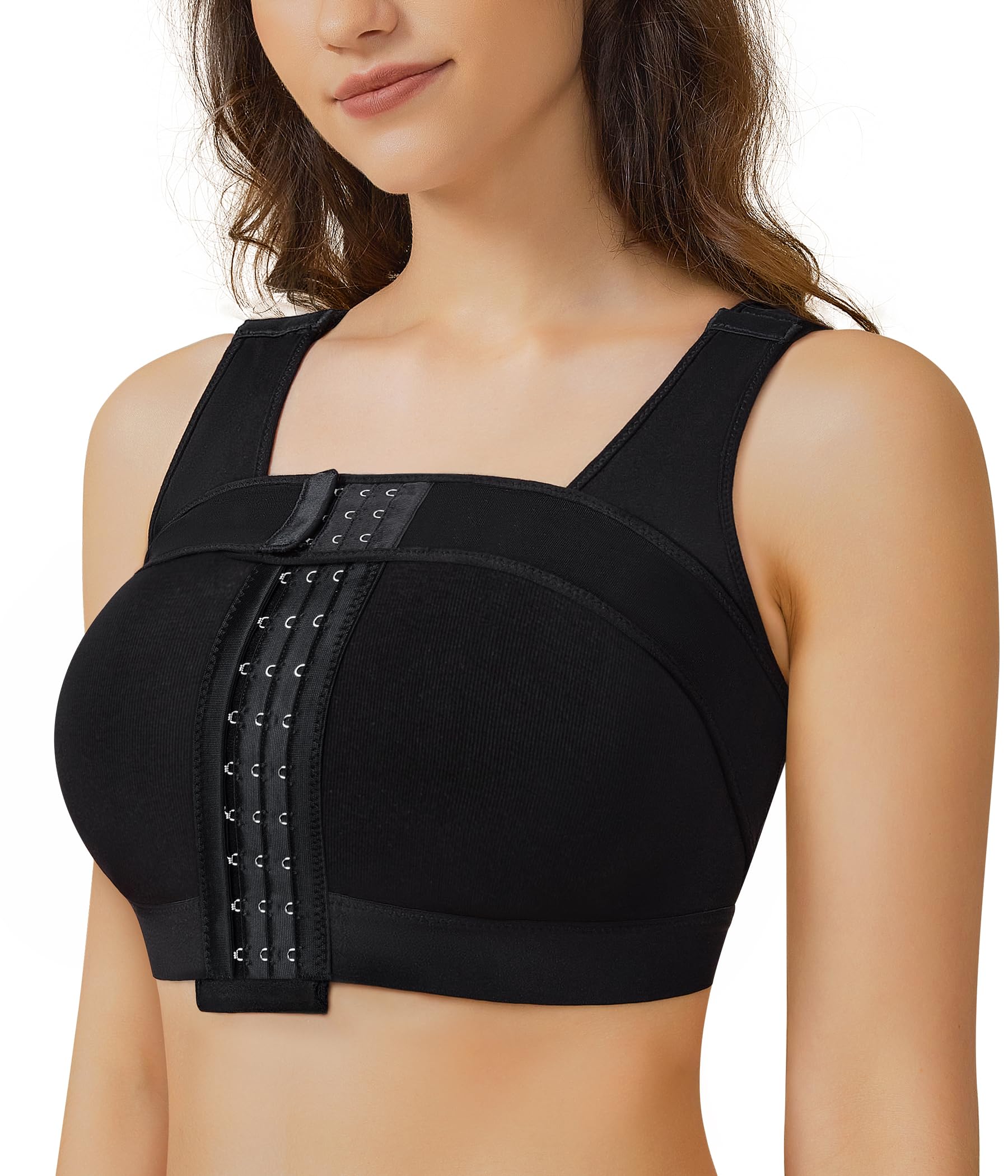 BRABICwomens Front Closure Post Surgery Compression Everyday Bras Bra