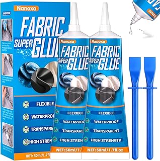 100ml Fabric Glue, Extra Strong Quick Bond Fabric Adhesive, Machine Washable and Permanent Bond