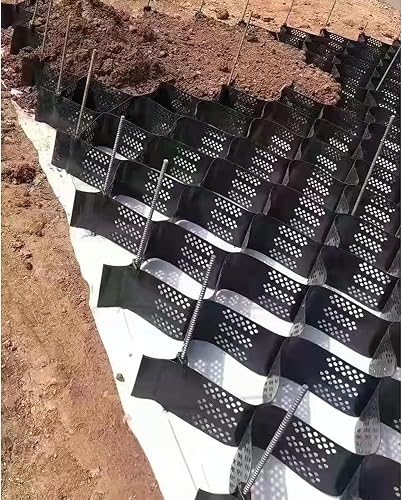 Garden Retaining Wall Geogrid Stabilizer - Polyethylene Honeycomb Geo Grid