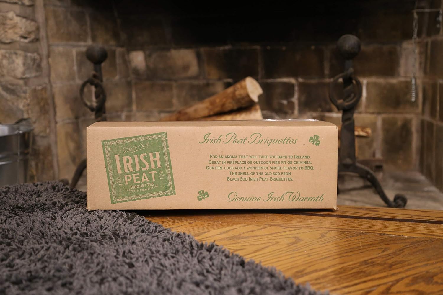 Home Improvement Home & Garden 2022 Fire Logs Irish Peat Briquettes