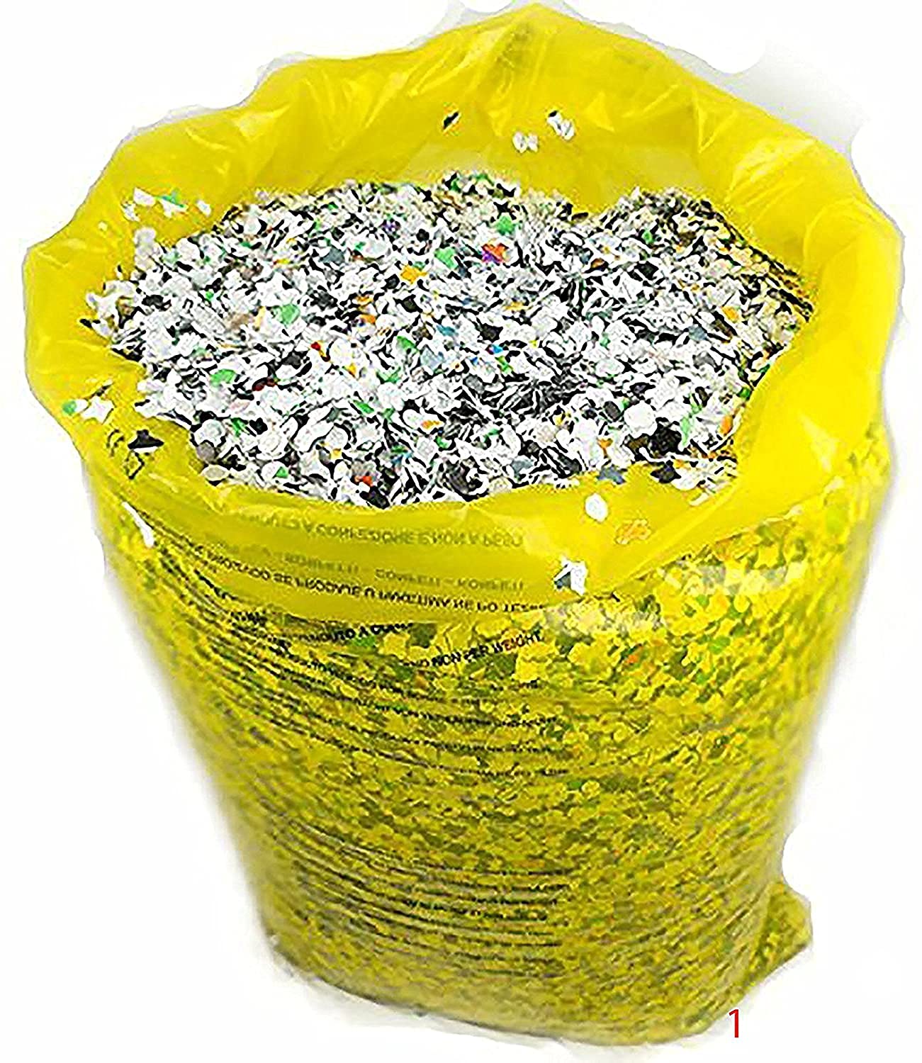 Konfetti 10 kg, bunt