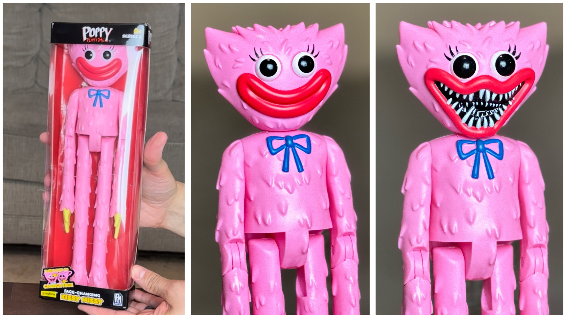 Watch Poppy Playtime Kissy Missy Face-Changing Action Figure on