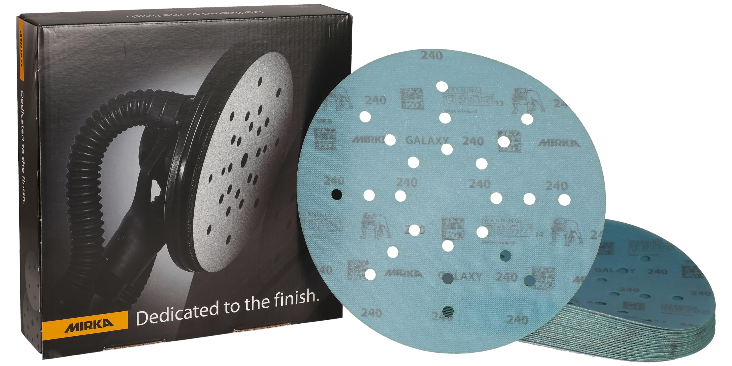 Mirka - sanding paper - Galaxy Multifit 225mm grit 240 Hook & Loop