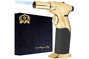 inZaynity Dual Flame Butane Torch Gun