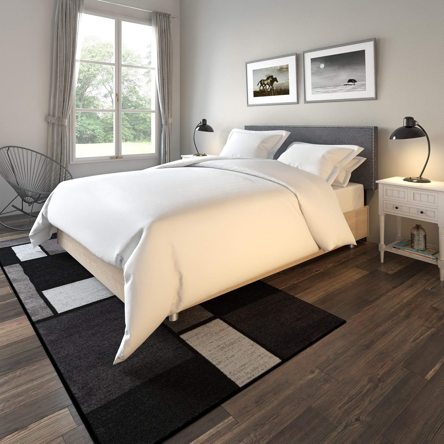 Pointehaven Flannel Oversized Duvet Set, Full/Queen, White