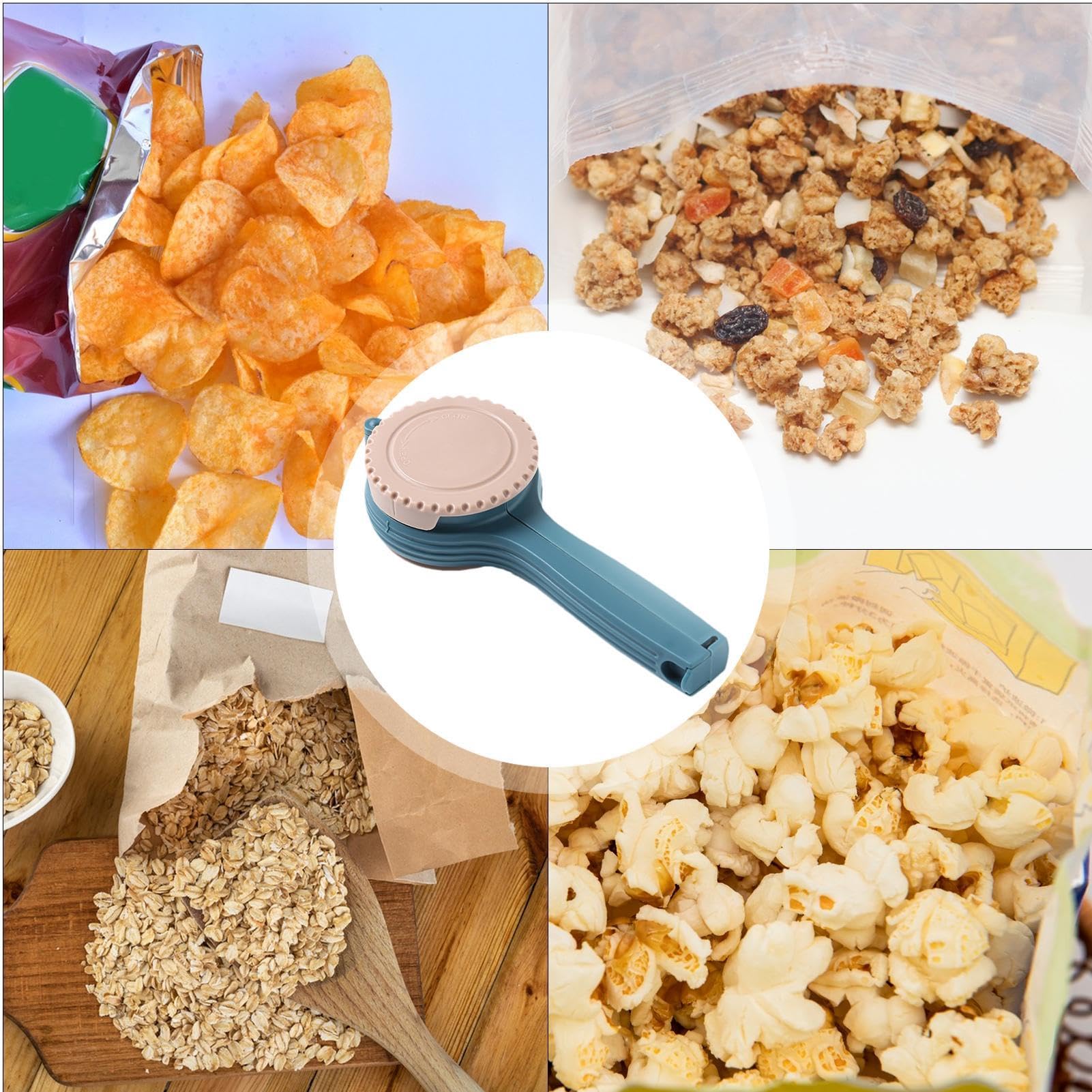 Lot De 10 Pinces De Fermeture Pour Sacs – Tailles 7 Cm Et 11 Cm | Colorées Et Réutilisables