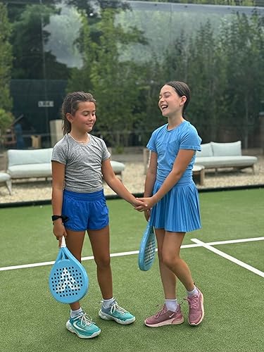 Vista 3 de VALA Raqueta de pádel, One Junior Edition, diseño ligero, hexágono 3D + tecnología Sandy Effect, para jugadores jóvenes