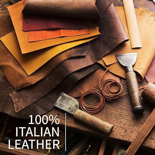 Miniatura 7 de Maruse Monedero delgado hecho a mano de cuero italiano para mujeres y hombres, bolsa pequeña negra con cierre magnético, bolso de cambio perfecto y