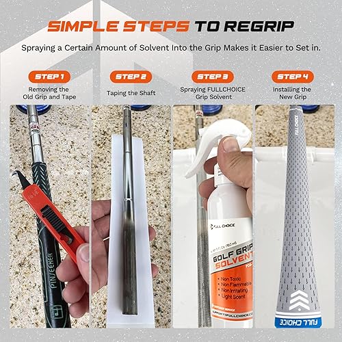 Miniatura 6 de Paquete de 13 agarres de golf de goma, diseño de moda conciso, antideslizantes, elige entre 13 agarres o 13 agarres con kit de regripping, tamaño