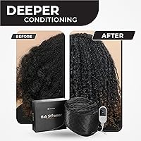 Vista 20 de Hair Steamer for Deep Conditioning w/10-level Heats Up Quickly, Heating Cap for Deep Conditioner - Thermal Steam Cap for Black Hair, Great for Hair