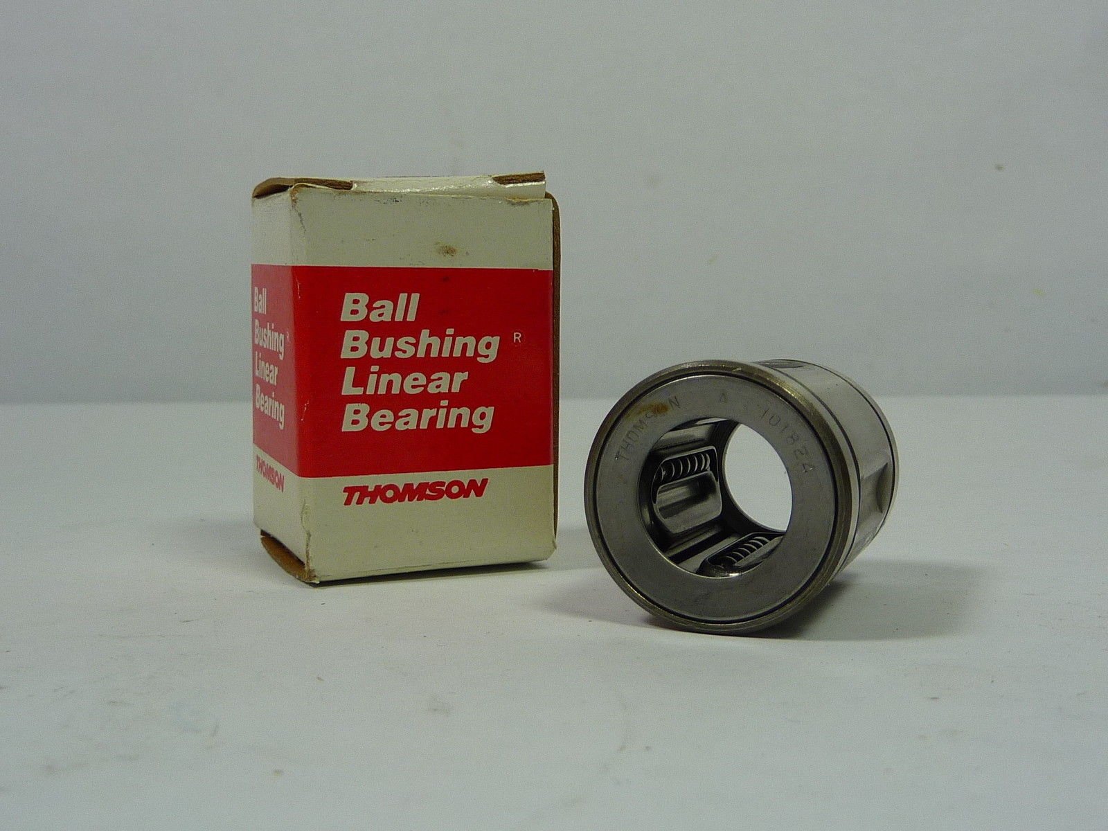 Thomson A101824, Ball Bushing Bearing, Precision Steel, A Grade, Closed, for end supported applications; use with 0.625 in Diameter Shaft, Class S