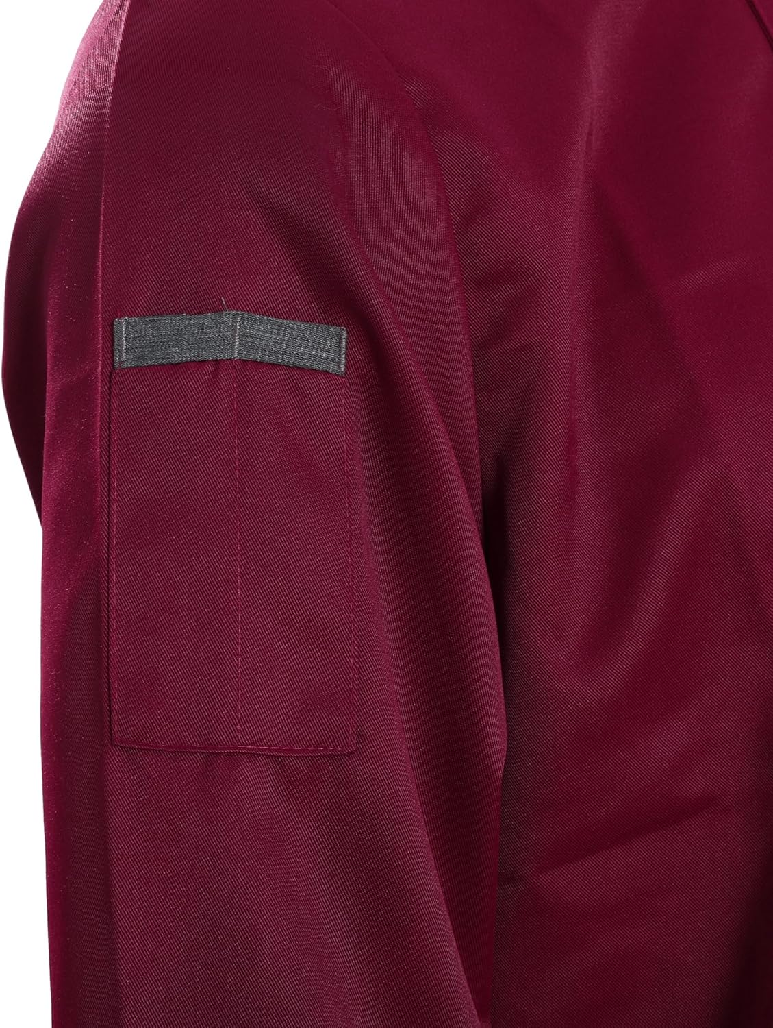 Unisex Double-Breasted Chef Coat Back Full Mesh Lightweight Chef Jacket Color Stitching Chef Uniform - Image 7