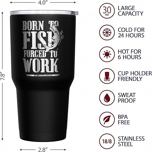 Vista 408 de We The People Holsters - Vaso térmico de 30 onzas, Únete o Muere, Negro