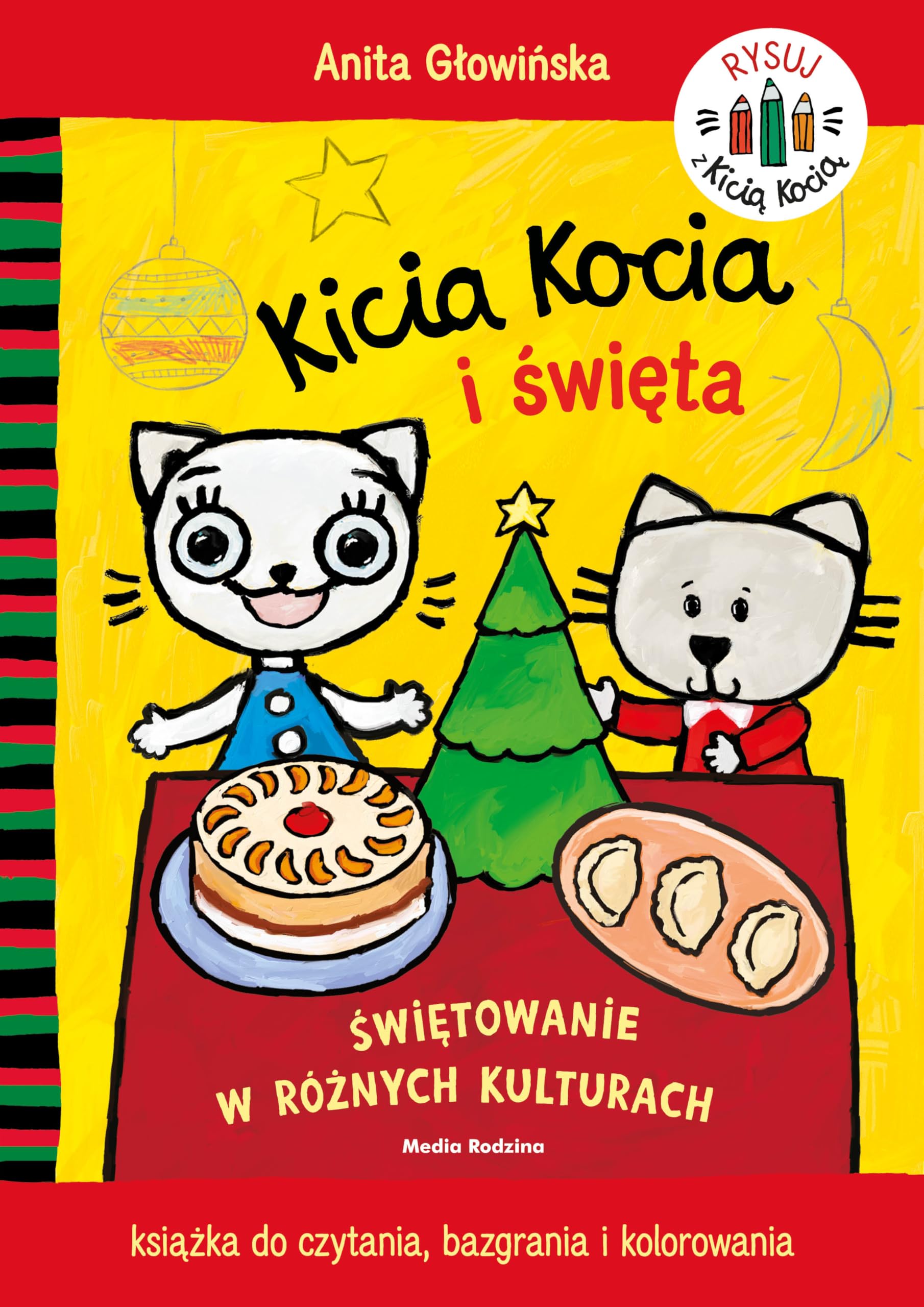 Kicia Kocia i święta Kolorowanka
