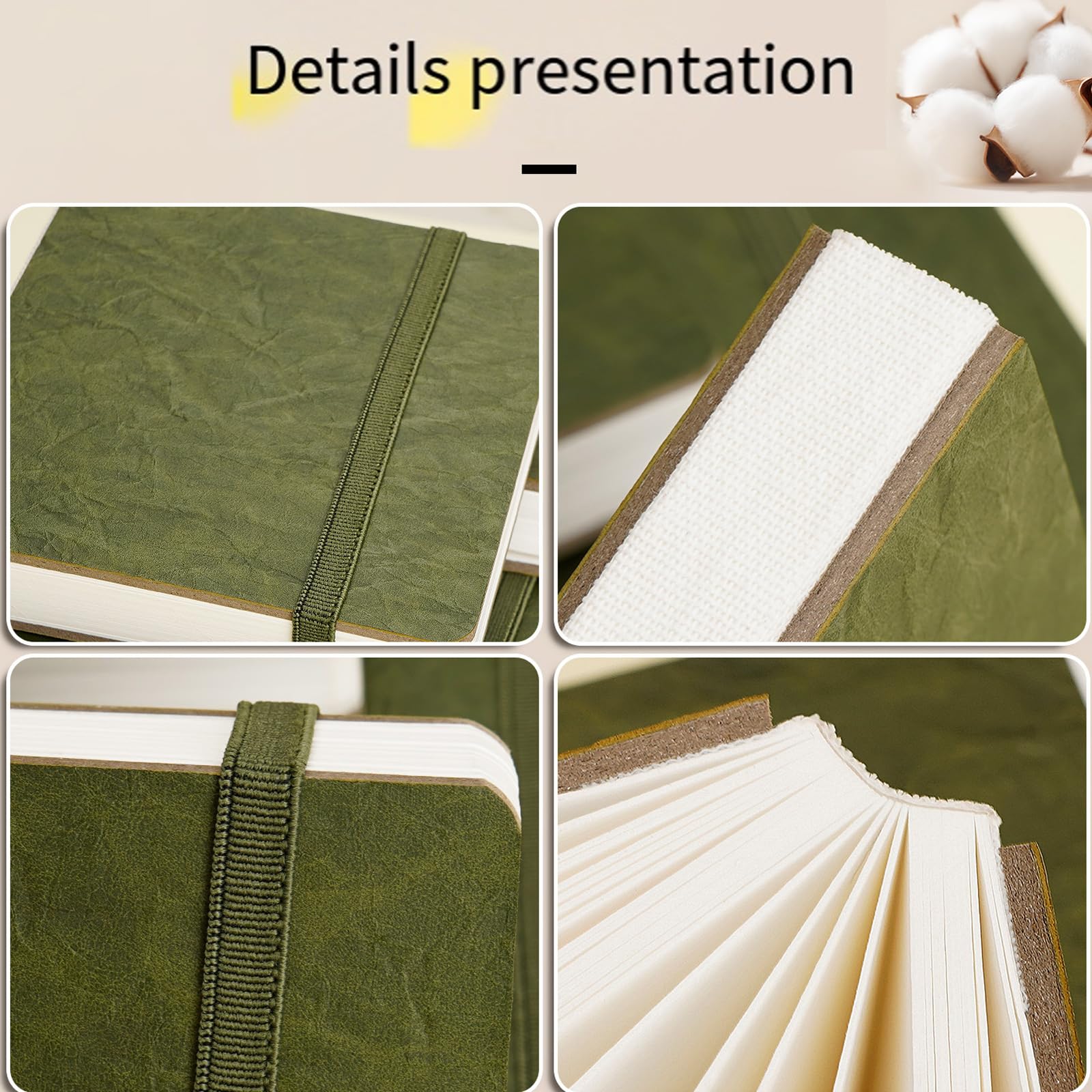 Professioneller Aquarell Skizzenblock, 300 g/m² Papier, 30 Blatt, Künstler Aquarellpapierblock für Reisen, Skizzieren, Zeichnen, Notizbuch aus Baumwollzellstoff