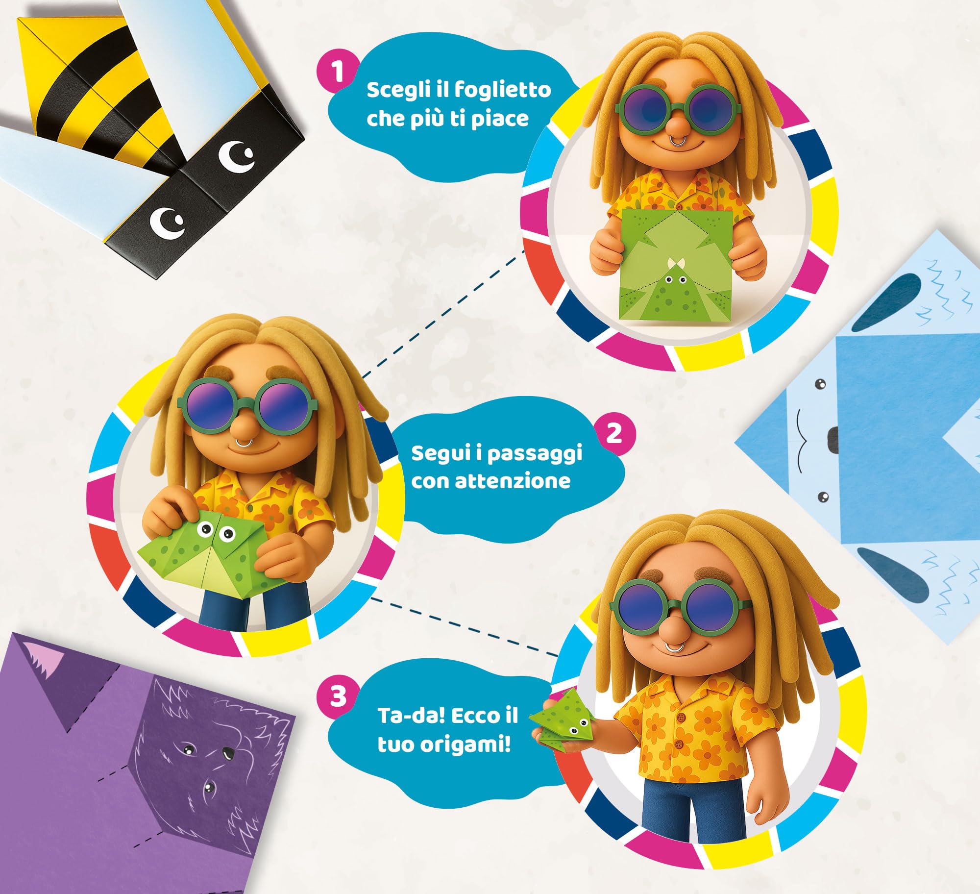 Lisciani Gry - I'm a Genius Kids Art Laboratoro delle Origami, 113873