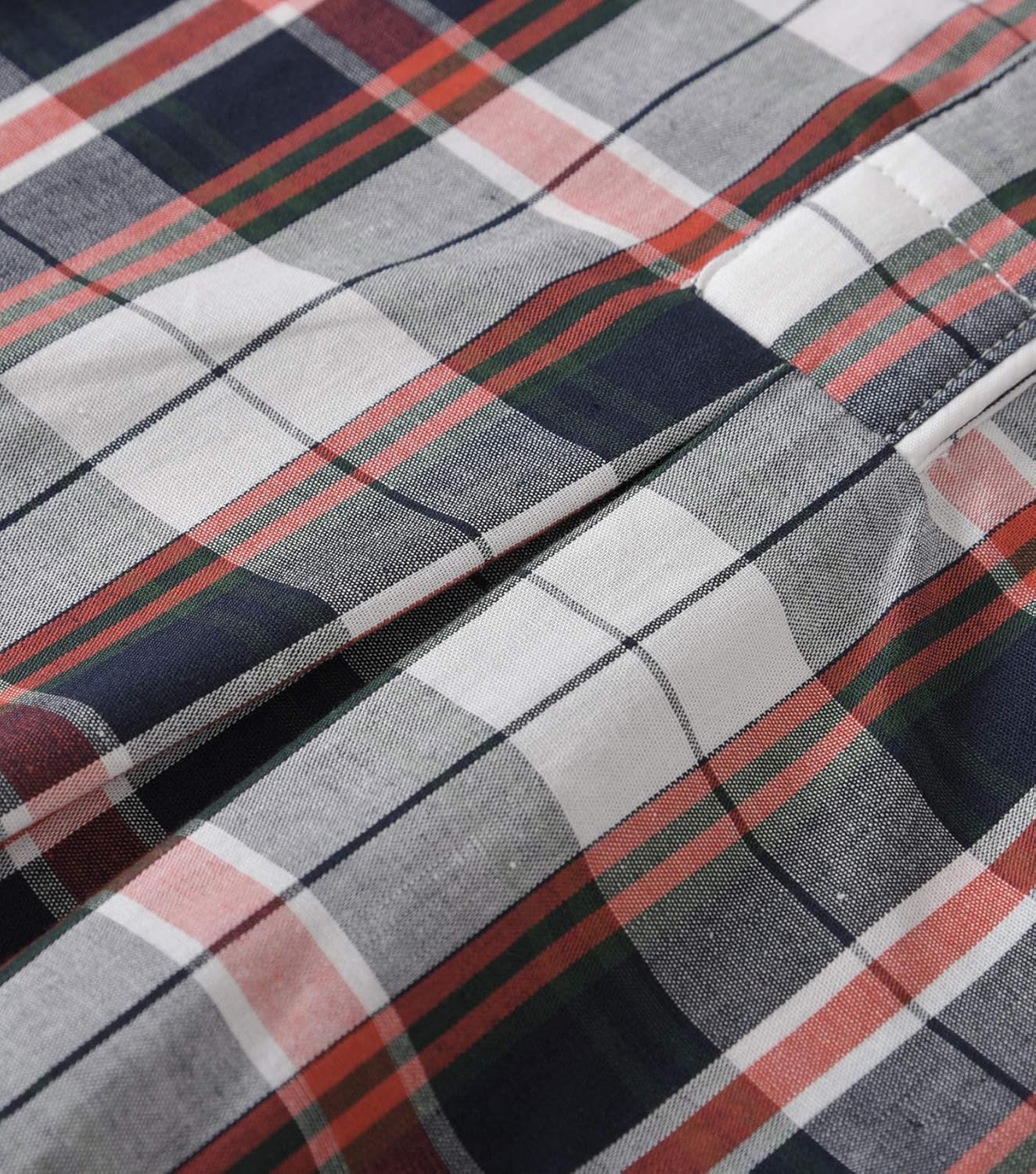 Latuza Men's Plaid Nightshirt Cotton Sleep Shirt